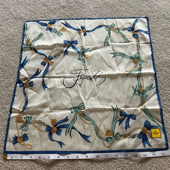 Fendi Pocket Handkerchief Scarf - Picture 3 of 4